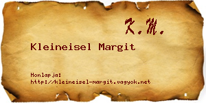 Kleineisel Margit névjegykártya